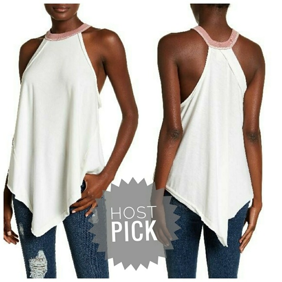 Free People Tops - We the Free - Free People Rib Halter Tank Top
